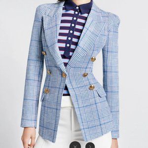 Smythe Pagoda Blazer Blueberry Glen Check Worn a few times then dry cleaned.